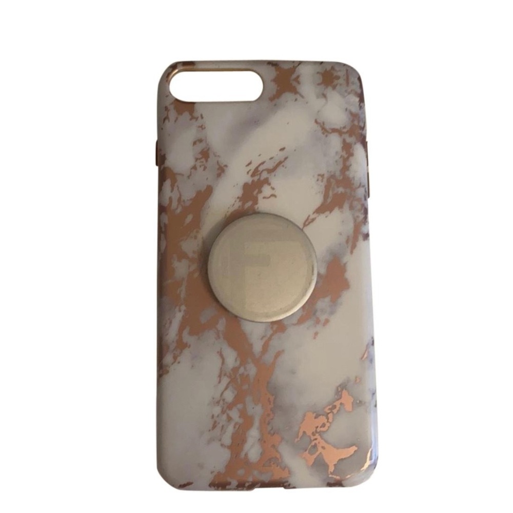 Marble Phone Case With Fendi Pop Socket - image 1